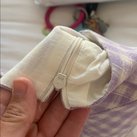 GINGHAM CROPPED TOP - Picture 9 of 10